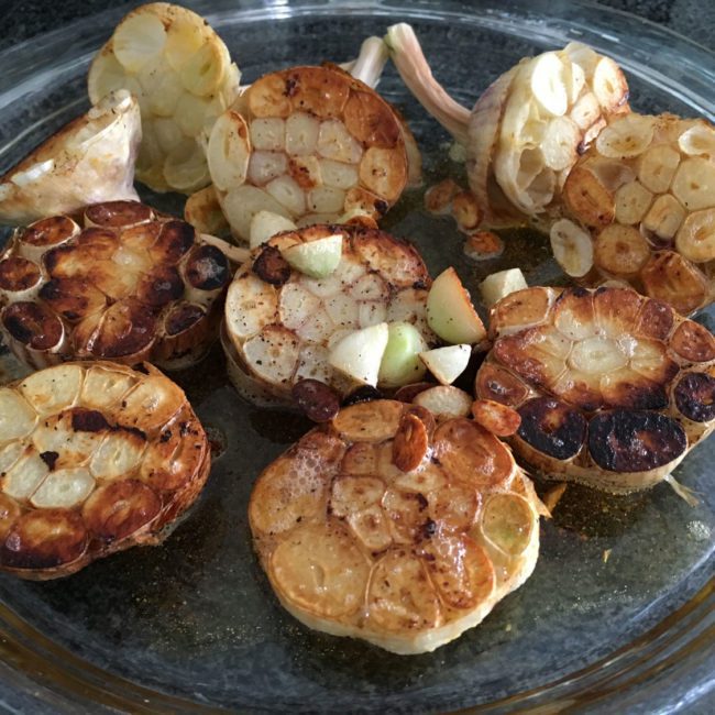 gebackener Knoblauch